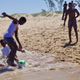 Racial tension still flares on South Africa’s beaches, with black people flocking to the county’s beaches.